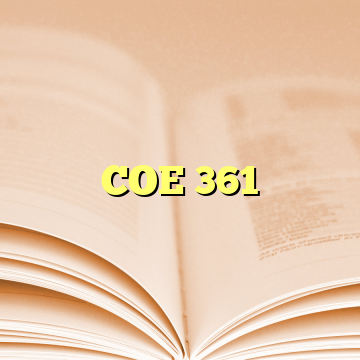 COE 361