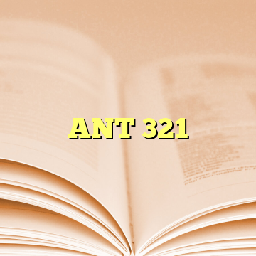 ANT 321